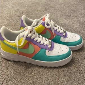 Colorful Air Force 1s